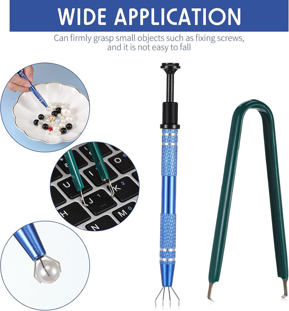 4 Pieces IC Chip Remover Tool IC PLCC Chip Extraction Tool Extractor Puller 4-Cl