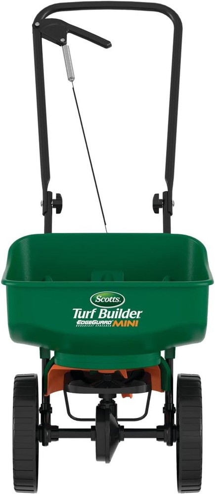5000 sq.ft Builder EdgeGuard Mini Broadcast Spreader for Seed Weed Fertilizer