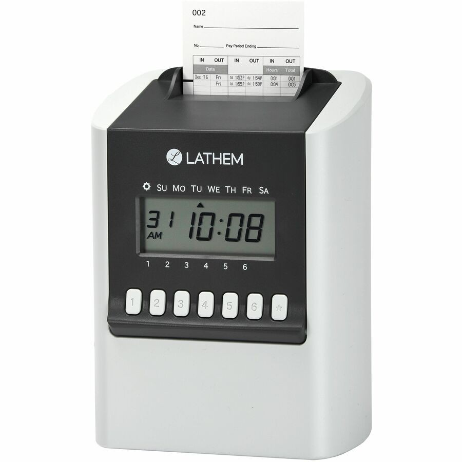 Lathem 700E Calculating Electronic Time Clock