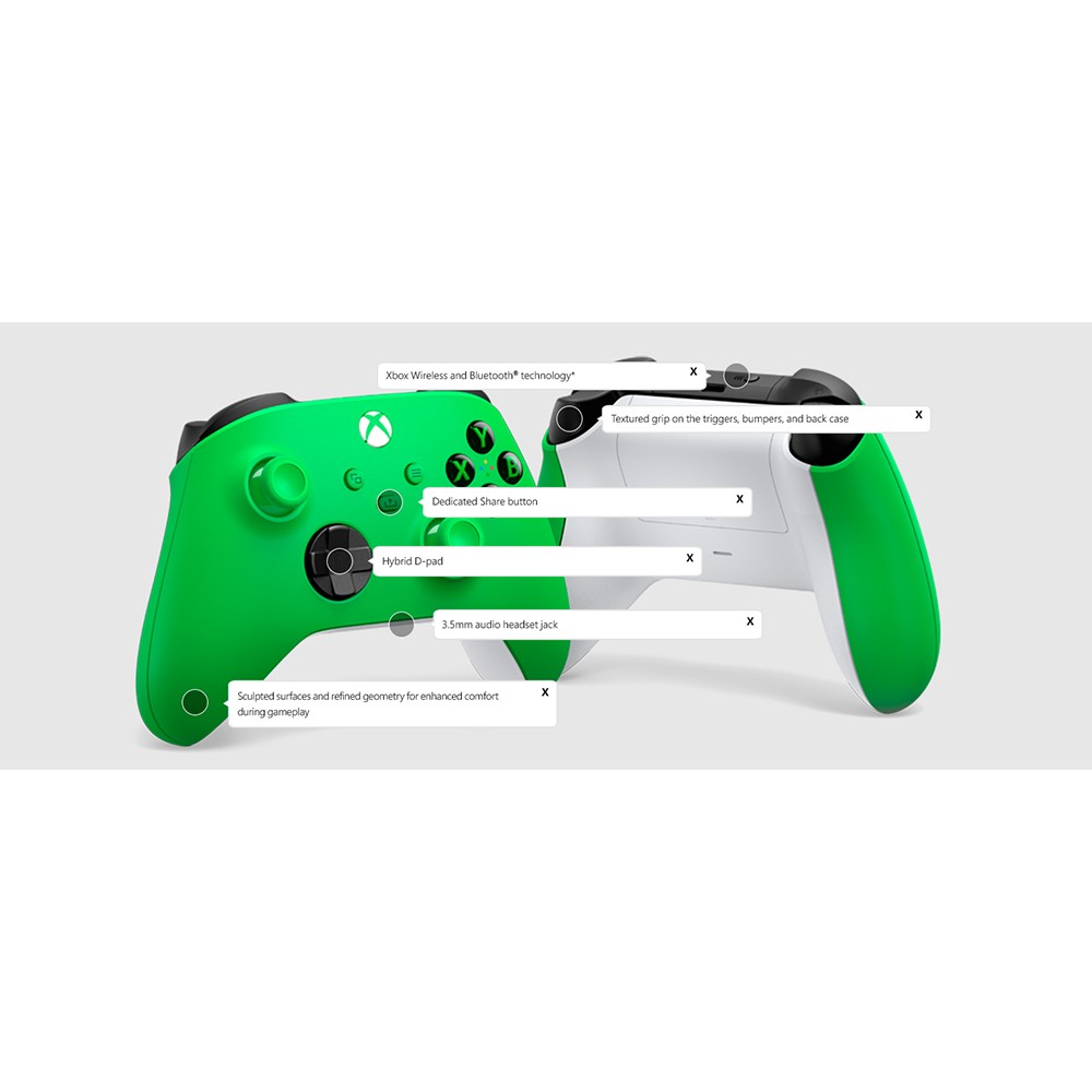 Microsoft Xbox Wireless Velocity Green Gaming Controller