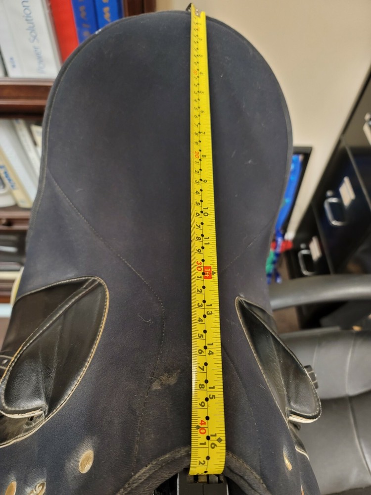 Wintec all purpose saddle with irons and girth strap