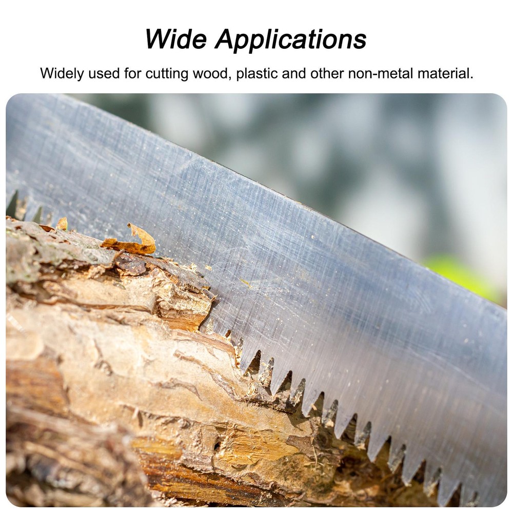 15" Hand Pruning Saw with Straight Blade Iron Handle 1Pcs