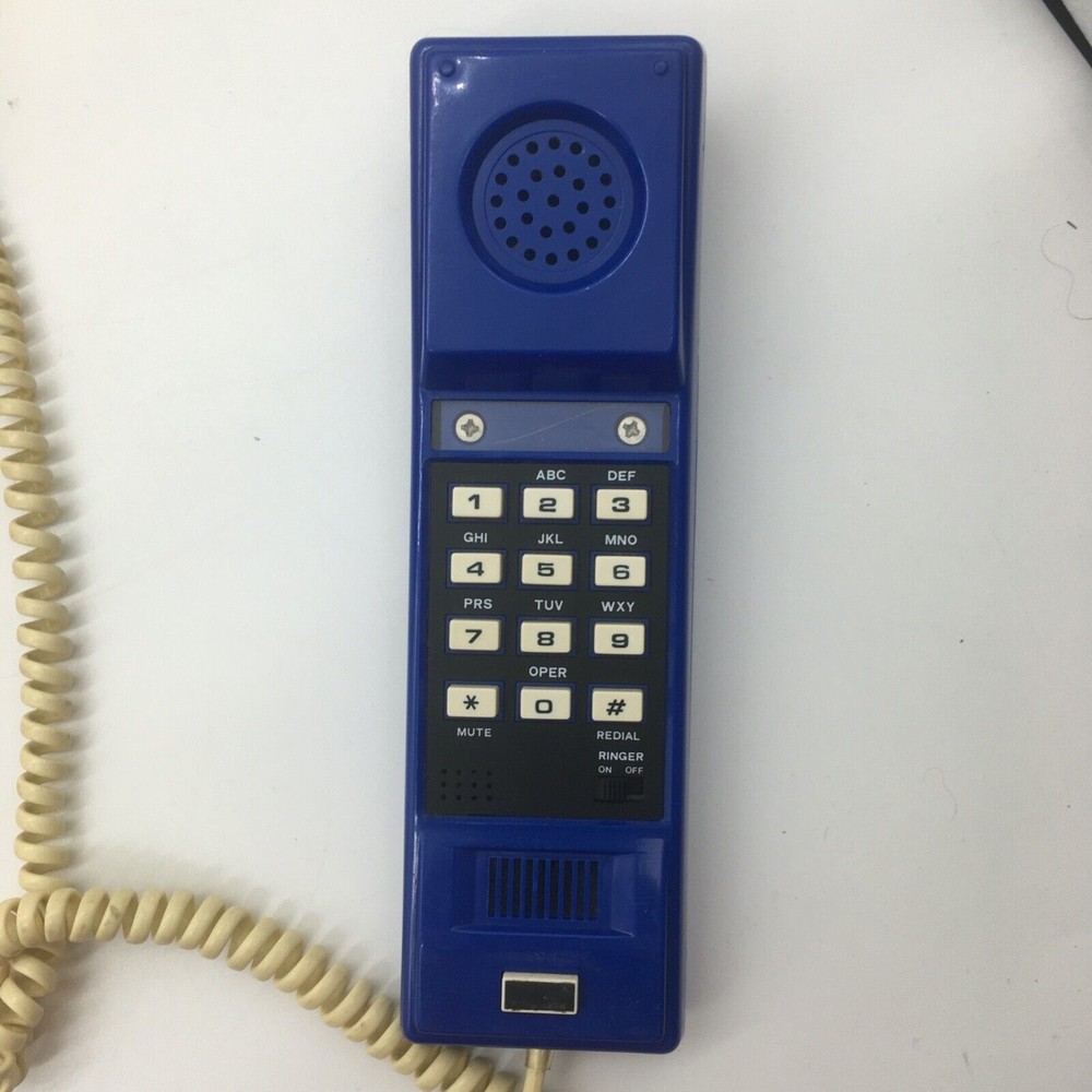 Marvel Spiderman Telephone Vintage 1984 Push Button Working Condition Landline