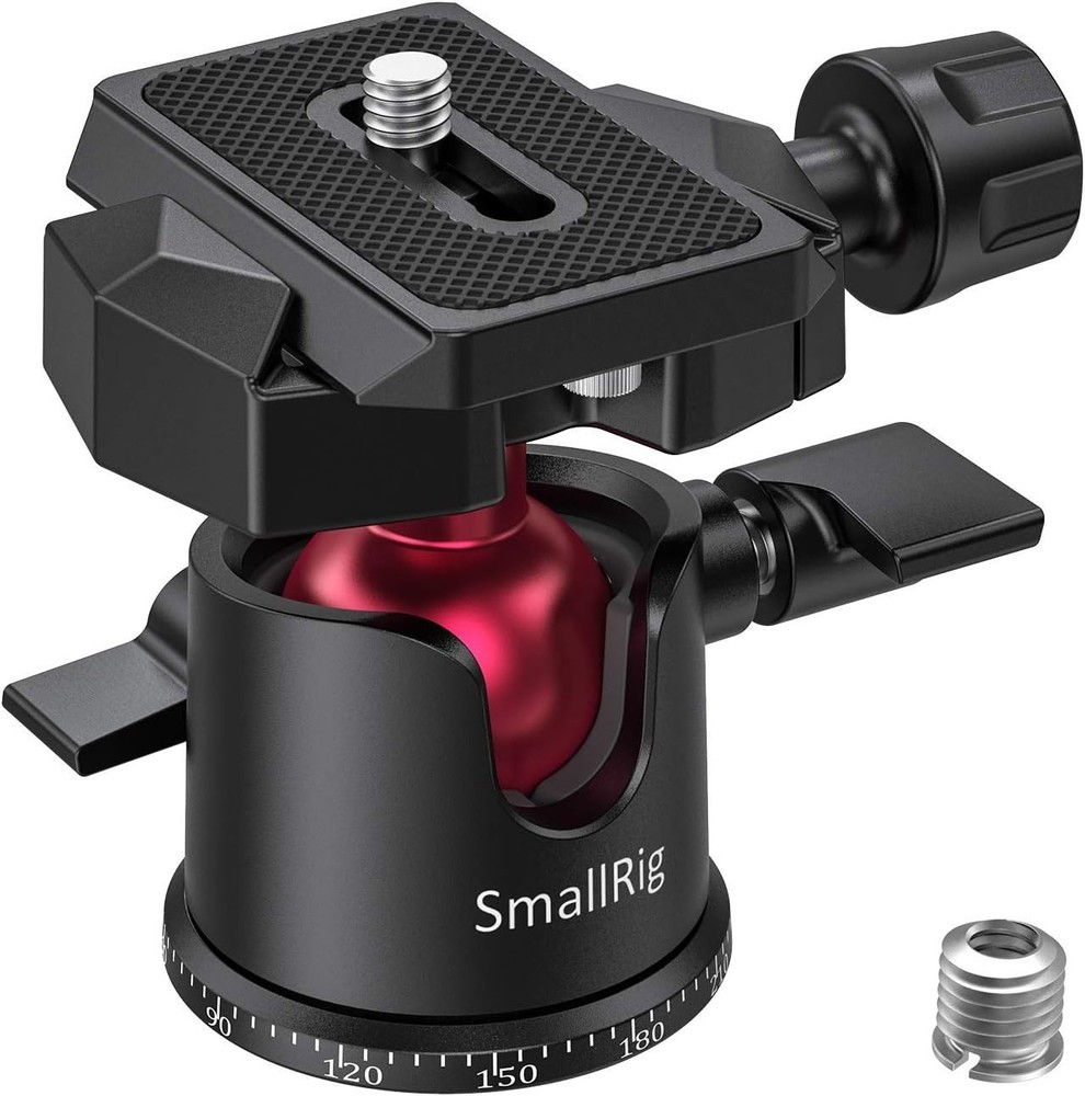 SmallRig Mini Tripod Ball Head with Camera Quick Release Plate Swivel 360°