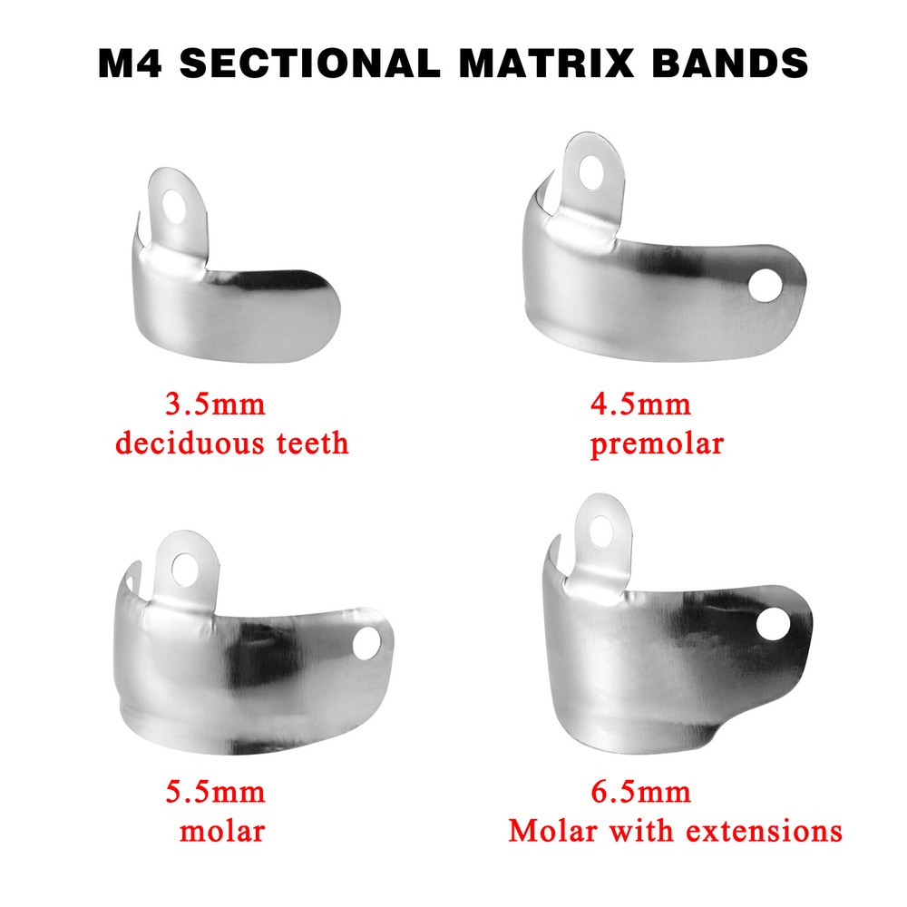 Dental Matrix Bands Palodent Sectional Contoured Matrices Wedge Refill