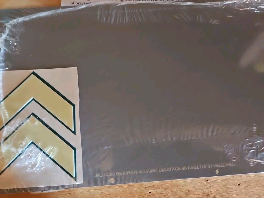 LUMAWARE Mirror Lucite 50’ Visibility Emergency Exit Sign