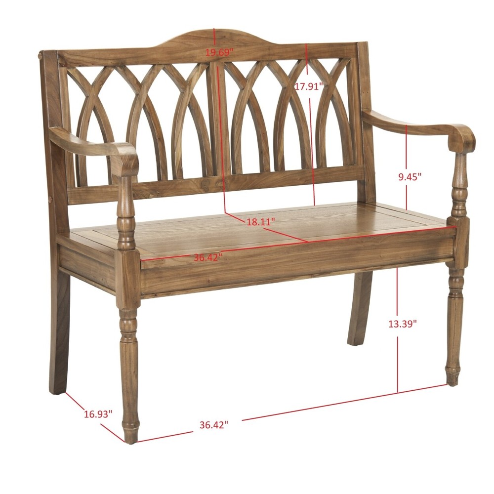 SAFAVIEH Benjamin Bench | Oak |