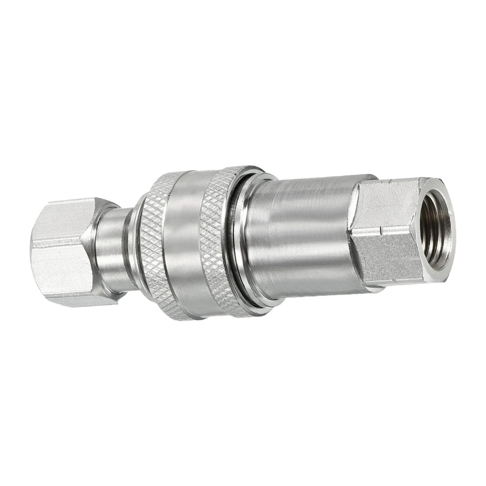Hydraulic Quick Connect Coupler M14x1.5mm Female Thread Pipe Fitting Steel