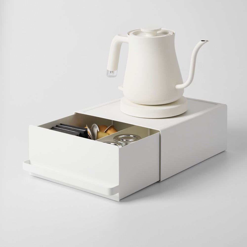 Yamazaki Home TOWER Kitchen Countertop Appliance Rack With Drawers - Space Save