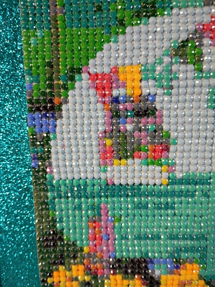 Happy Camper Framed Diamond Art 8x10. A-17