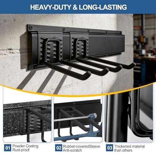 14Pack Garage Storage & Organization Kit, 49.5'' Rails with 11 Adjustable