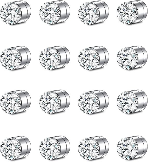 Fake Nose Stud Ring - Magnetic, Tiny, Women'S