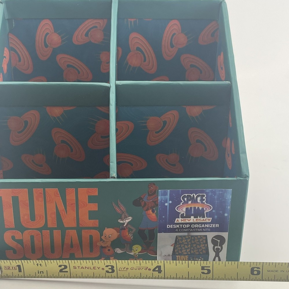 Edgeucational Publishing | Space Jam 2 Teal Desktop Organizer