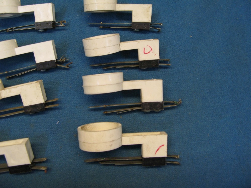 10 Used Leaf Switch Push Button Holders Good Condition Vintage Arcade