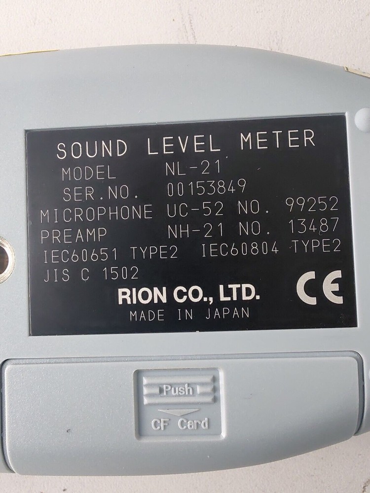 RION NL-21 Sound Level Meter