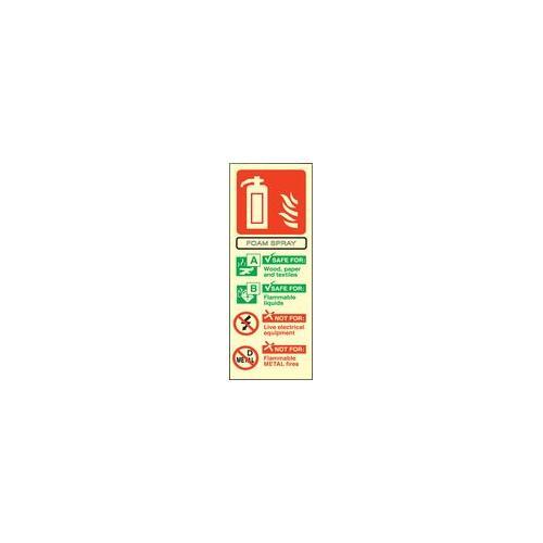 RT05710 Foam Fire Extinguisher Sign 11215S