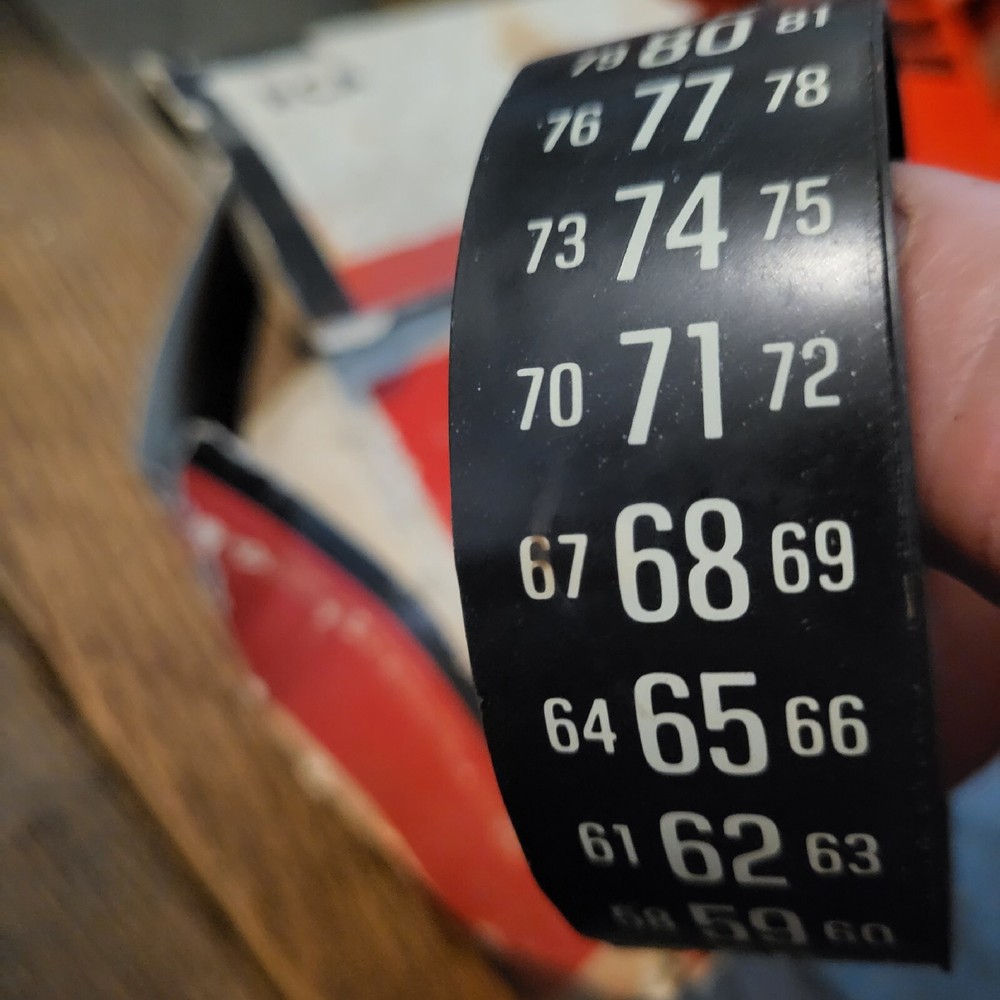 RCA 122208 DRUM UHF CHANNEL INDICATOR