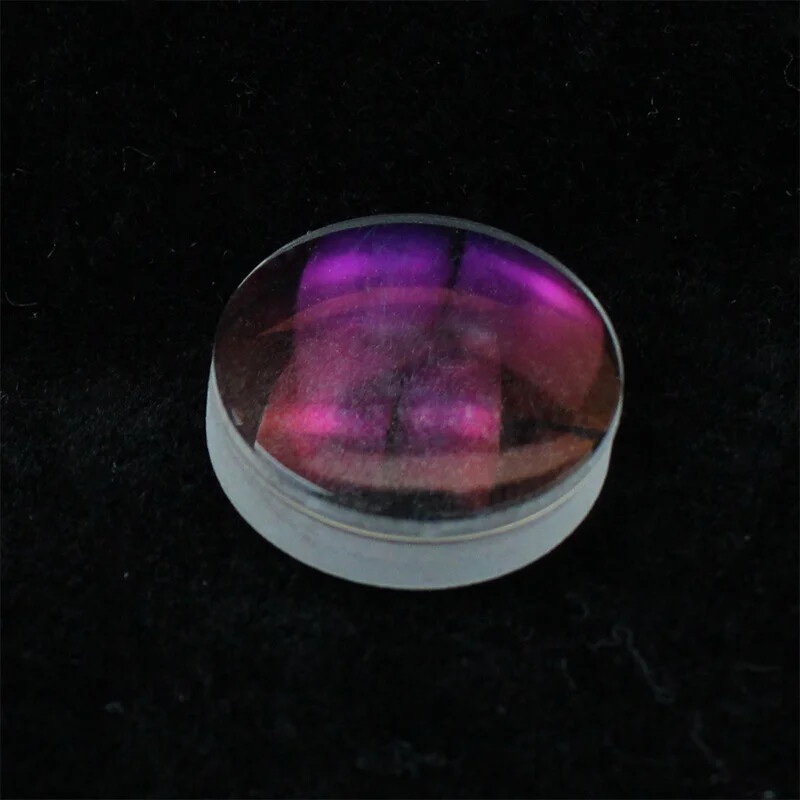 24F39mm Telescope Cemented Doublet Objective Lens Optical Lenses Red Coating