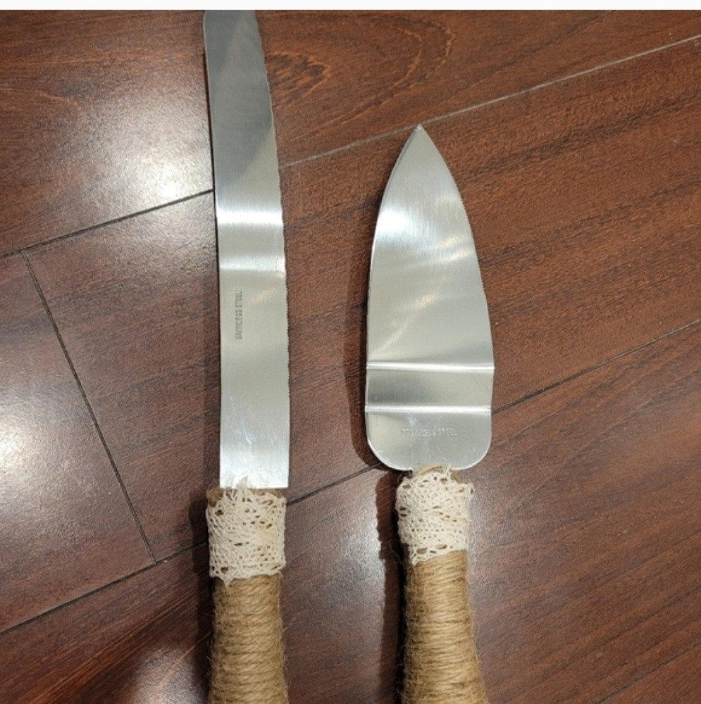 Cake Cutting Set Stainless Steel