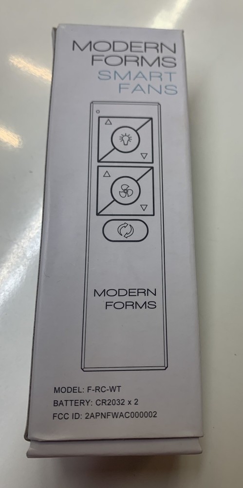 Ceiling Fan Remote Modern Forms Smart Fans F-RC-wt