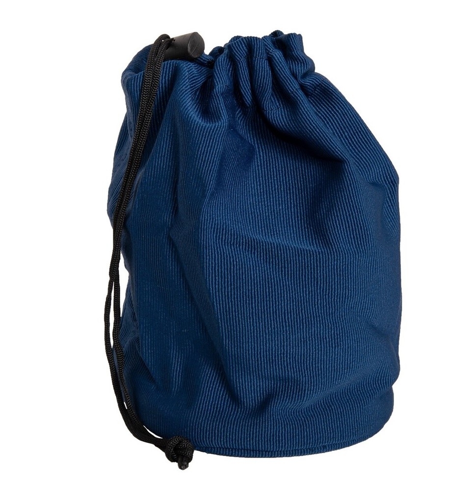XL Drawstring Dice Bag w/ Locking Clasp & Reinforced Bottom - Navy Blue