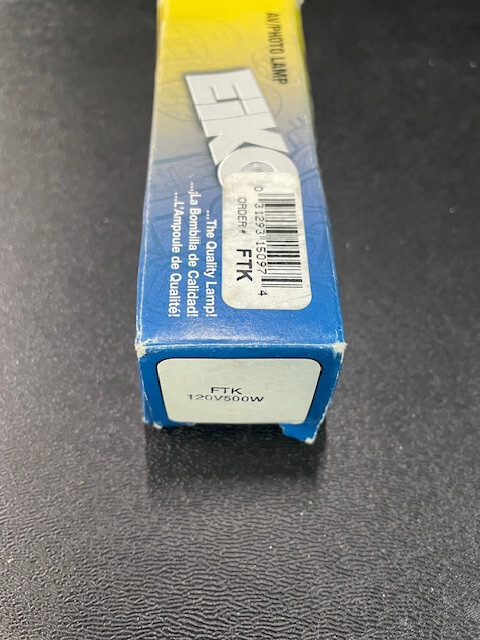 Eiko FTK 500w 120v Halogen Lamp