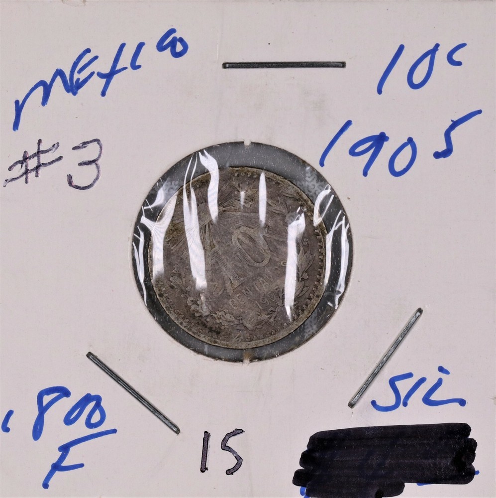 1905 Mexico 10 Centavos #3