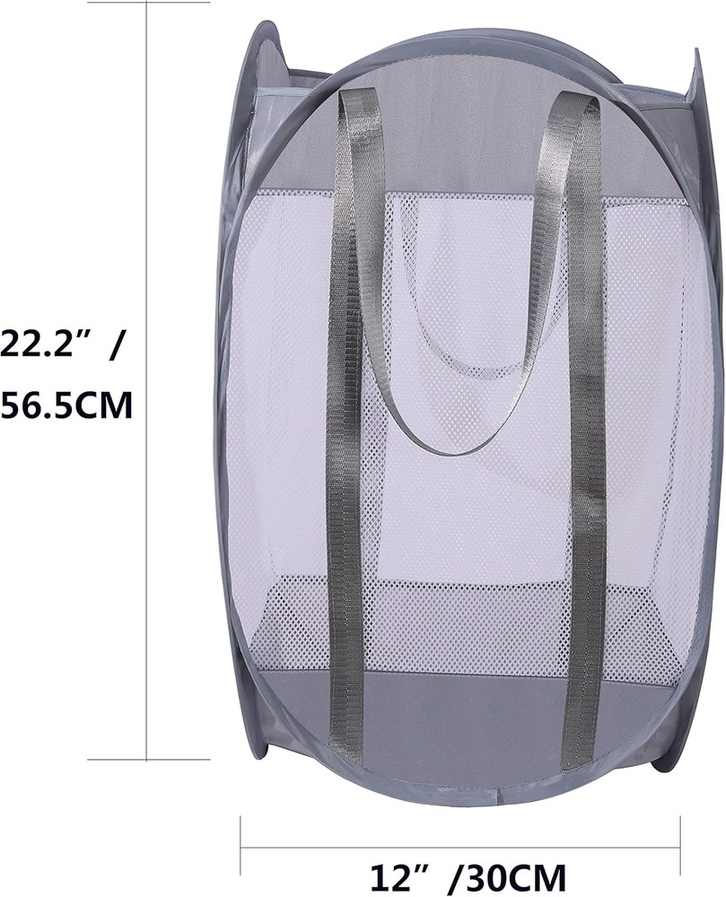 with strong handles Laundry Hamper,Tear Proof Pop Up Laundry Hampers, foldabl...