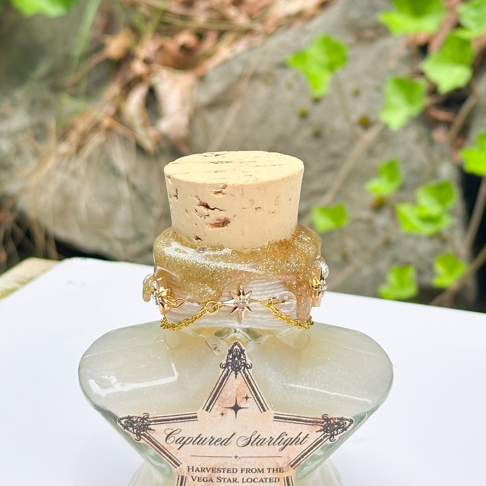Captured Starlight Decorative Color Changing Potion Bottle Bookshelf Decor