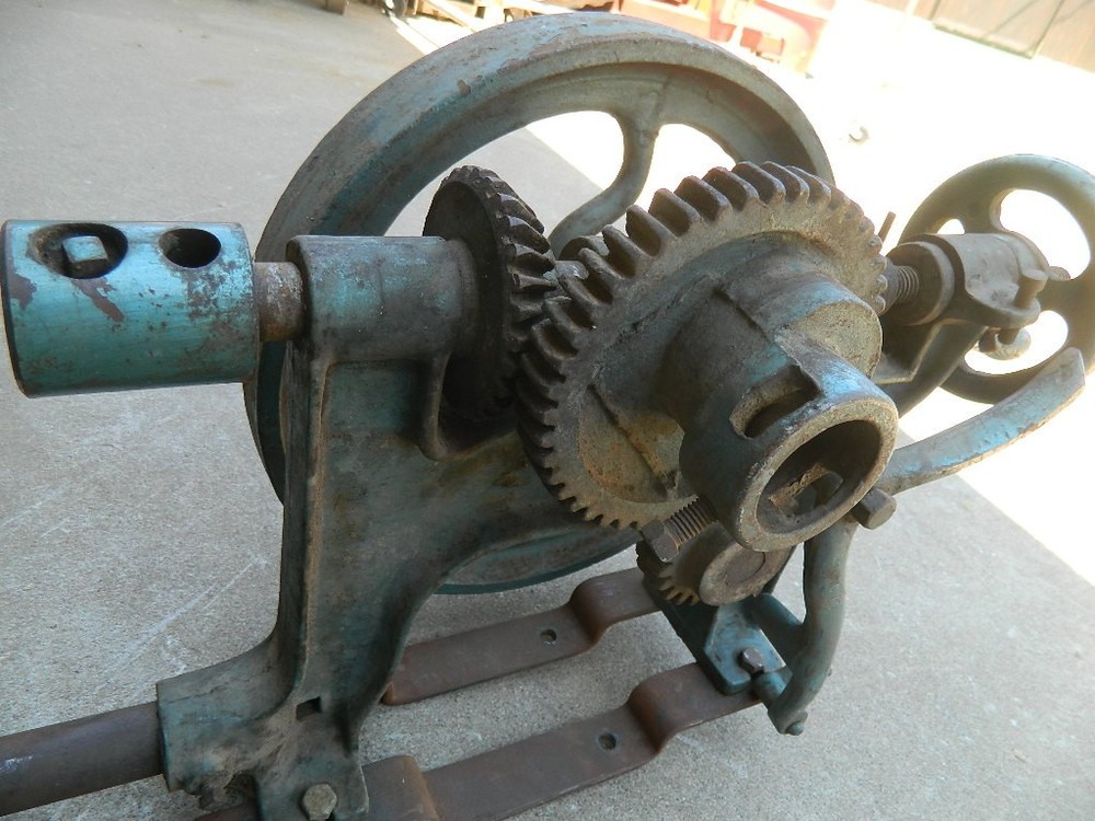 Vintage Antique Hand Crank Drill Press
