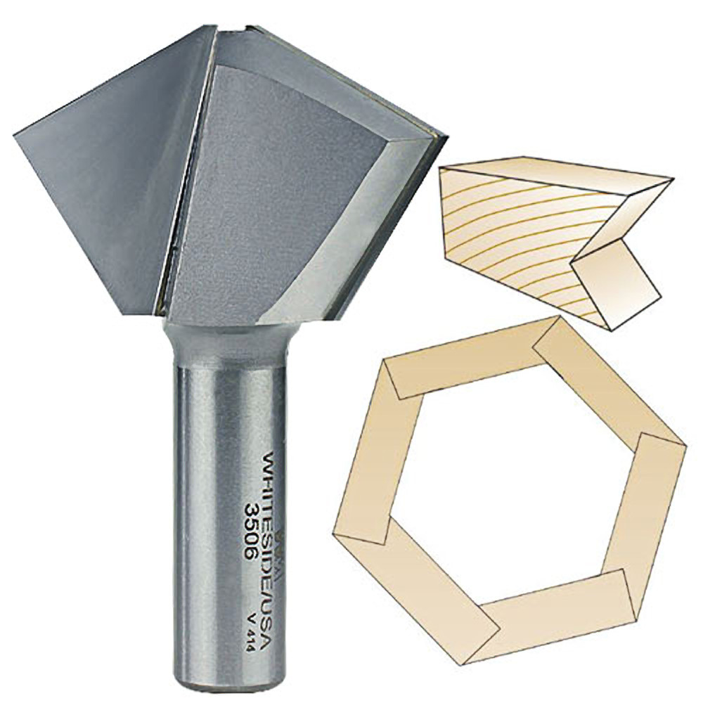 Whiteside Multi Side Bit - 6 or 12 Sides, 1/2 in. SH
