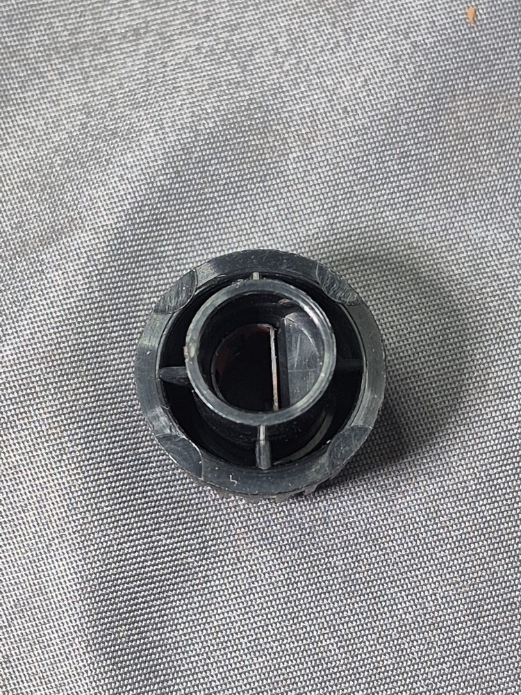 Radio Knobs, Plastic, Push-on, Fits 5/16" half post, 5/8" Diameter - Qty 2