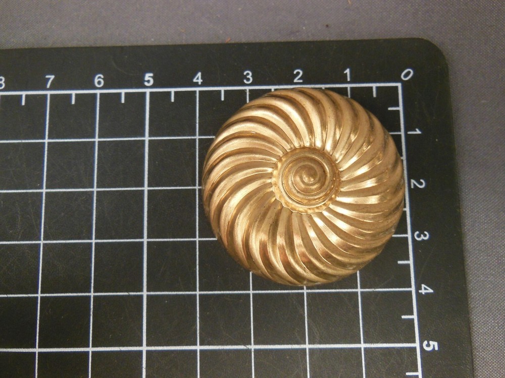 Brass Domed Spiral X-Large stamping (osb167)