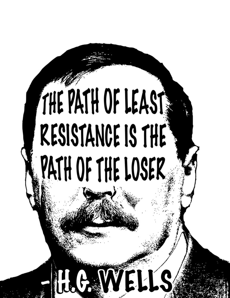 H.G Wells Quoted Stickers