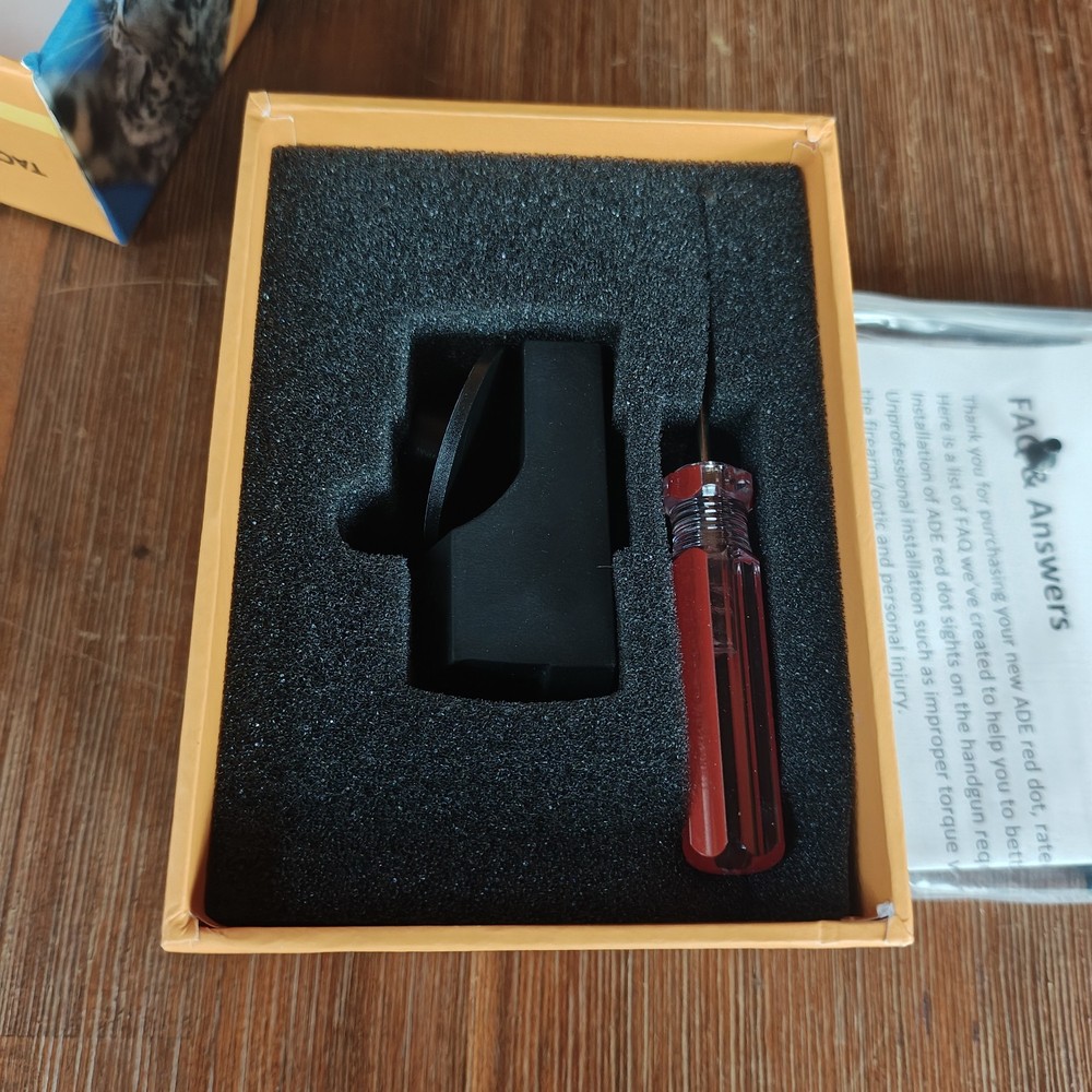 ADE Advanced Optics RD3-002 Tactical Micro Compact Reflex Red Dot Sight, 2 MOA