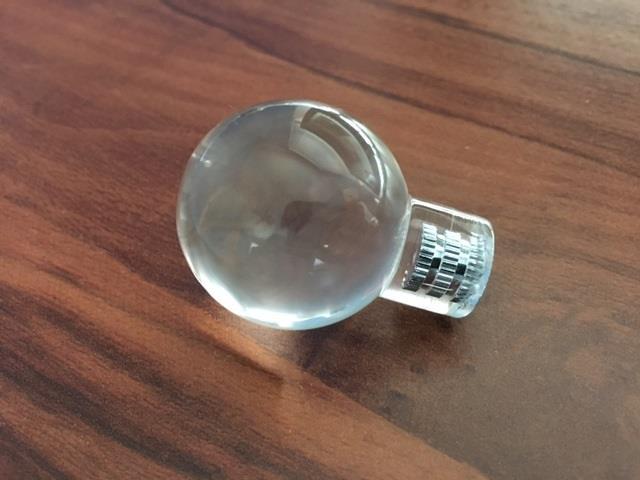 20 Knobs Handles Pulls Kitchen Cabinet Hardware Acrylic Glass Clear