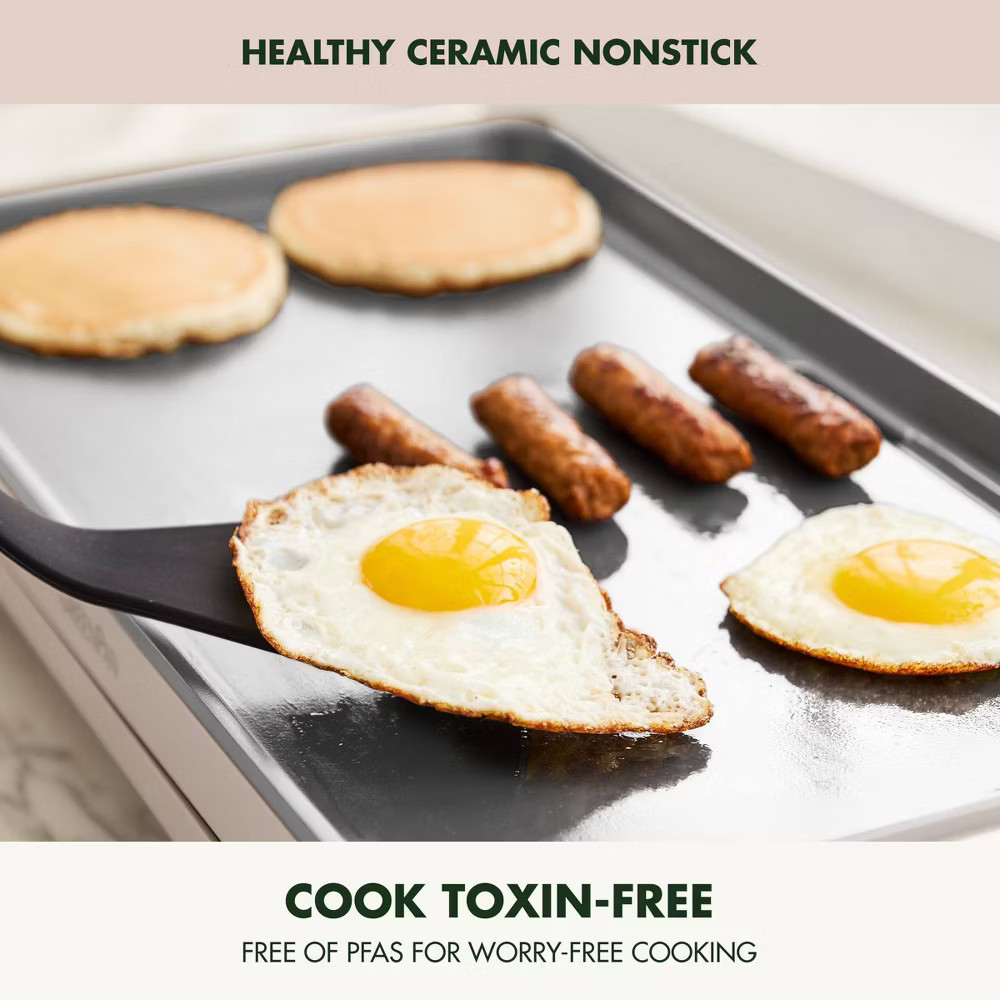 GreenPan Advanced Griddle with Warming Drawer