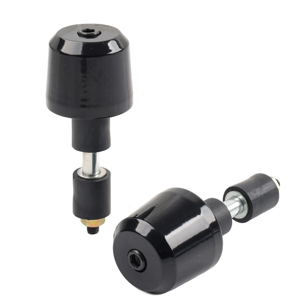 Pair 7/8" 22MM Universal Motorcycle Handlebar End Connector Handlebar Grip Ends Caps