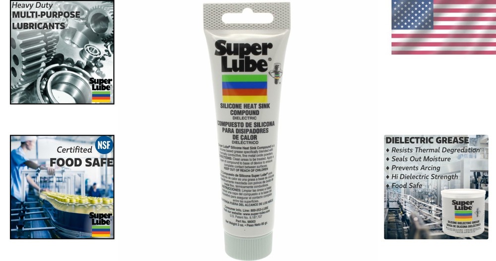 3 oz Silicone Heat Sink Compound - Reliable Insulation for Tech Devices