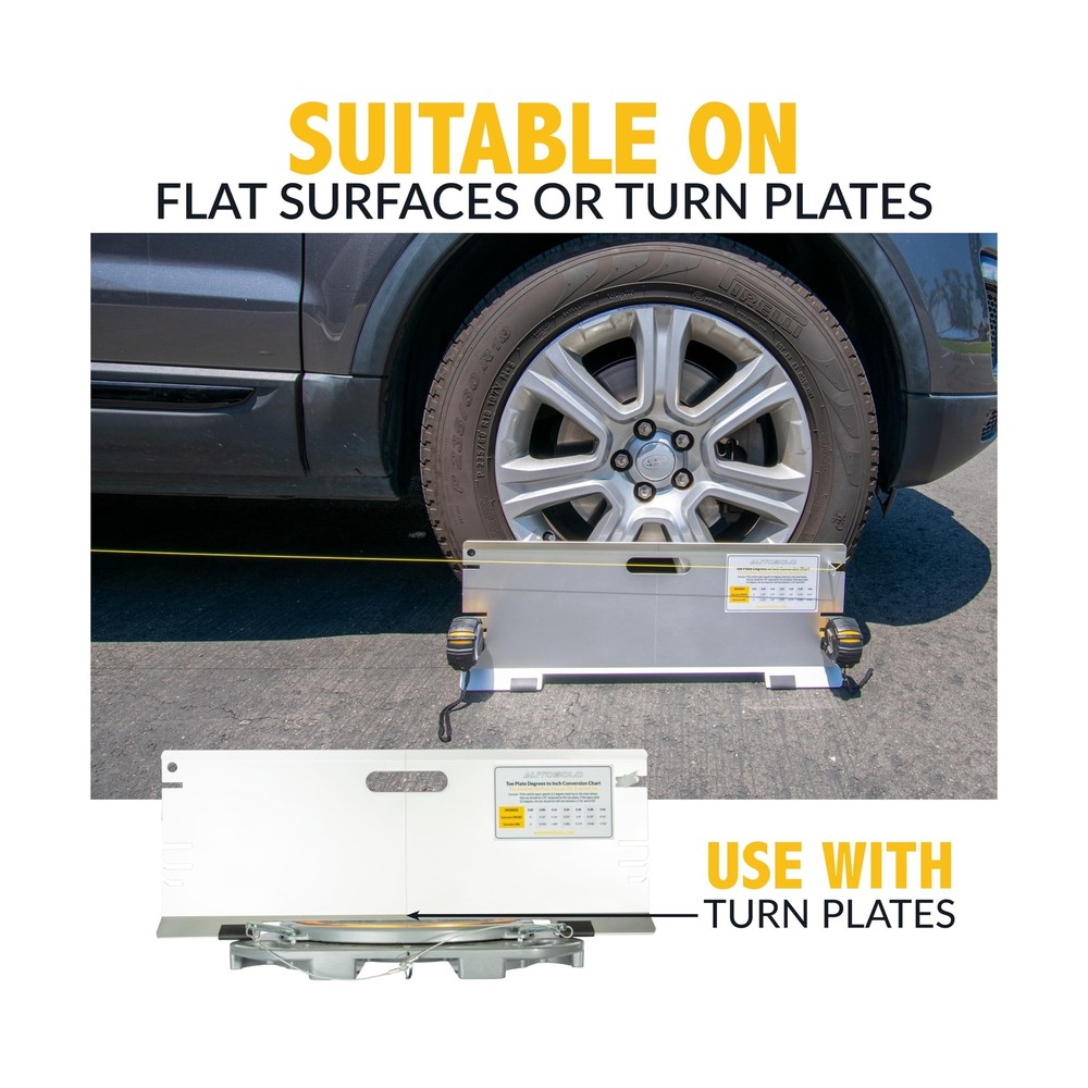 3-in-1 Toe Alignment Plates - Wheel Alignment Tool Kit for Toe, Steer Ahead, ...