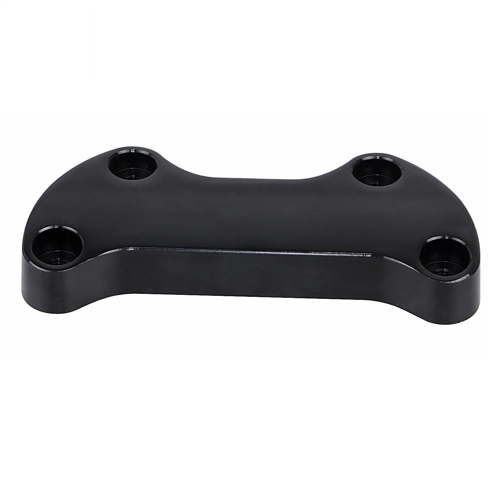 4.5" Black Pullback Handlebar Risers + Top Clamp For Harley 1" Bar Sportster 883