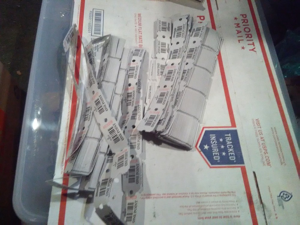 arcade ticket lot #91