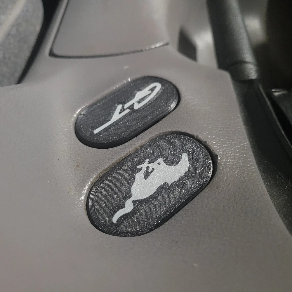 Coin Holder Replacement Inserts For 94-04 Ford Mustang Embedded Logos SN95