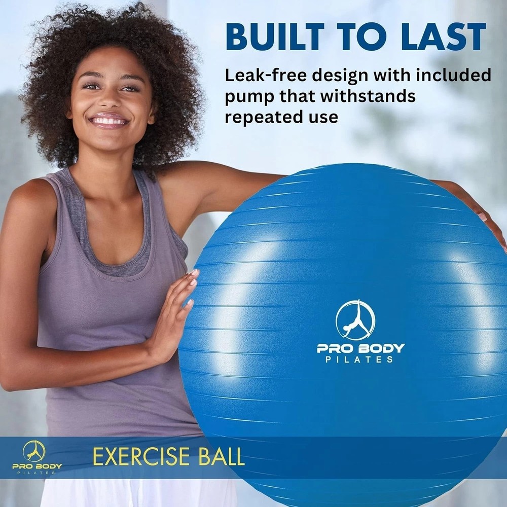 Anti Burst Exercise Ball 85cm - Blue/-