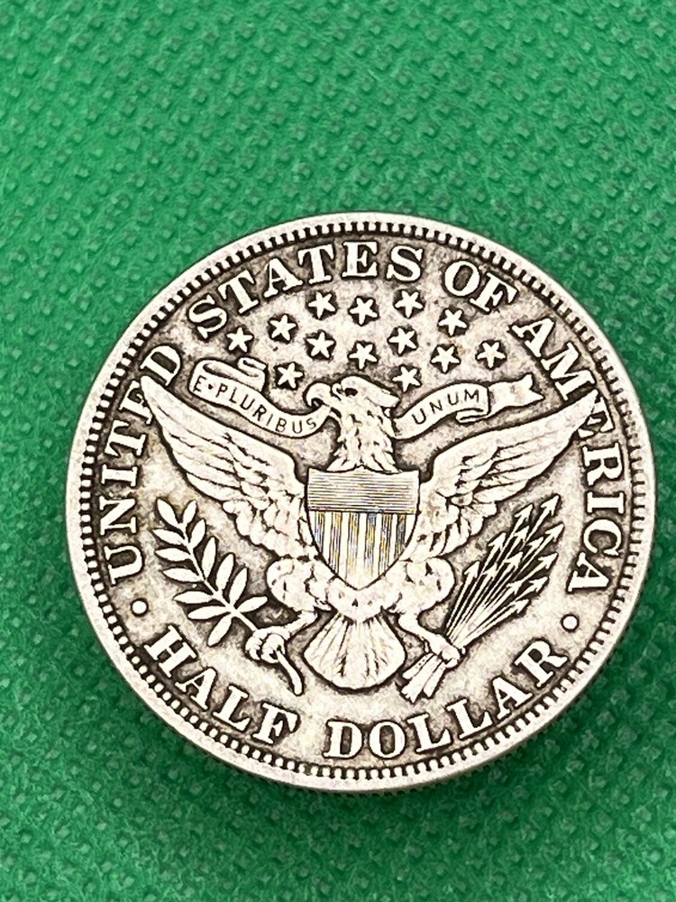 1912 Barber Half Dollar 50c High VF