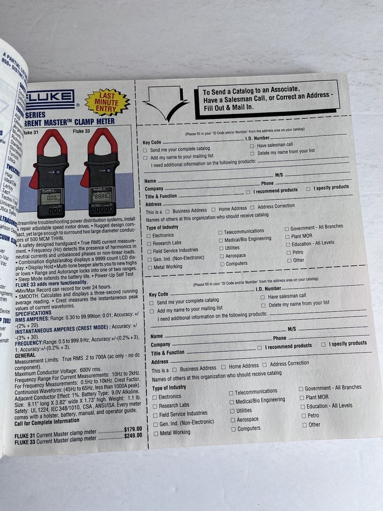 Techni-Tool Catalog 42 1992 Electronic Tool Kits