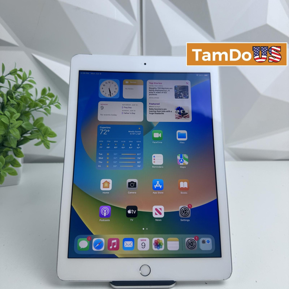 Apple iPad (5TH GEN) WIFI + CELLULAR, 128GB, Silver *Please READ*