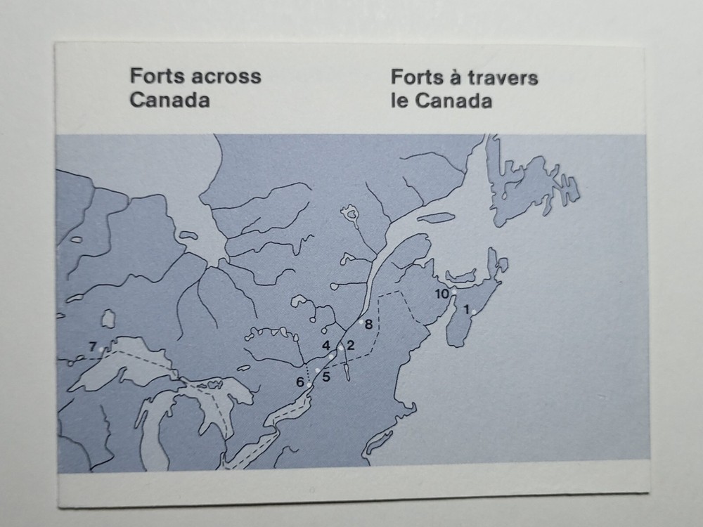 Canada stamp Booklet   forts across  canada [ REF  D 3   )