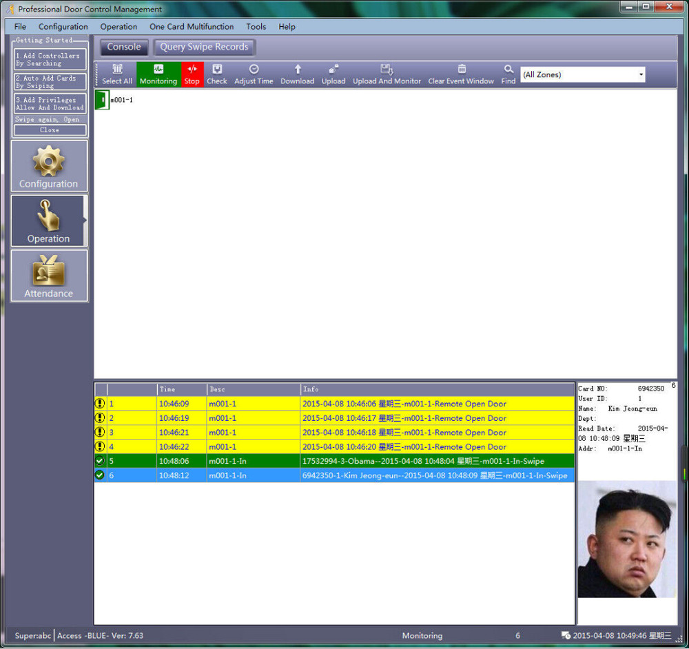 TCP/IP 1 Door Browser Server B/S iOS Android Apple App Access Controller w/Power