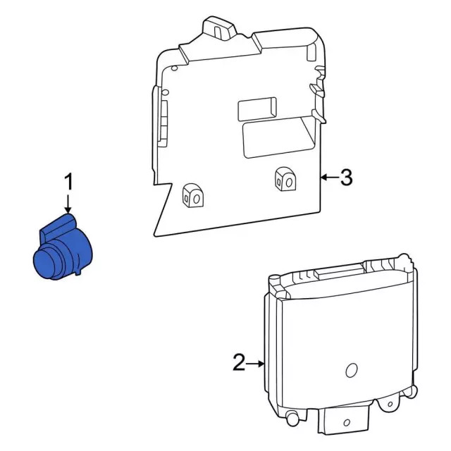 Genuine Ford Sensor KU5Z15K859AAPTM